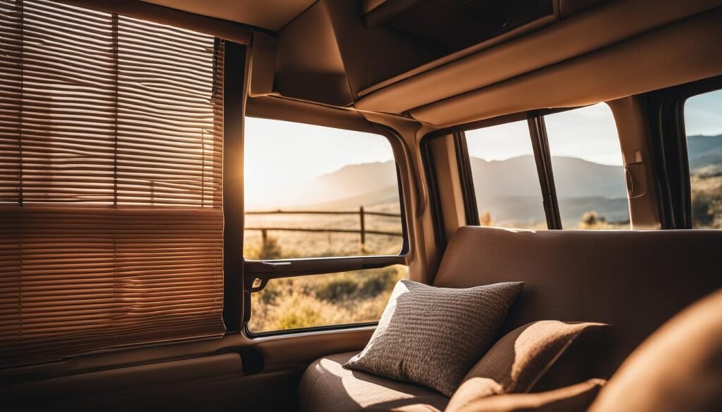 van window blinds