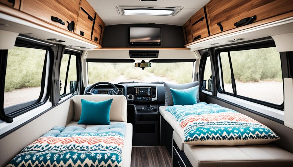 comfortable camper van pillows